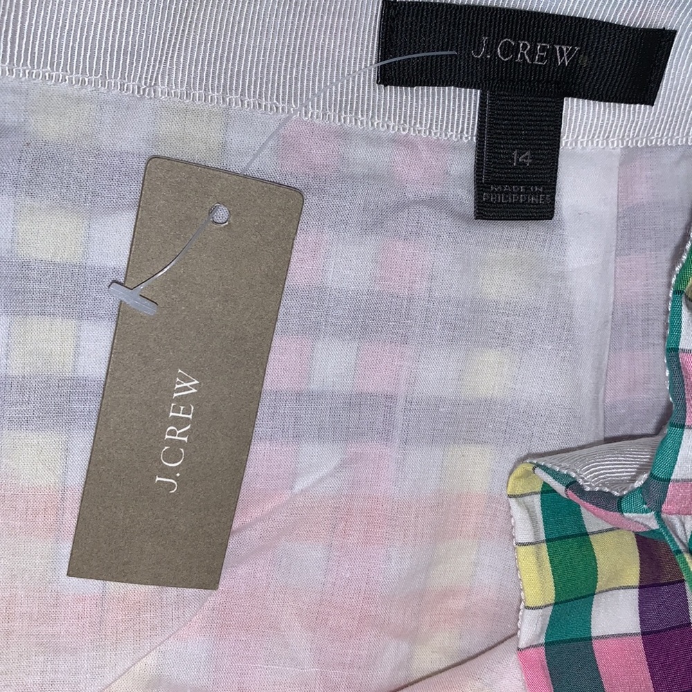 J Crew Tie Front Rainbow‎ Skirt - Picture 11 of 14